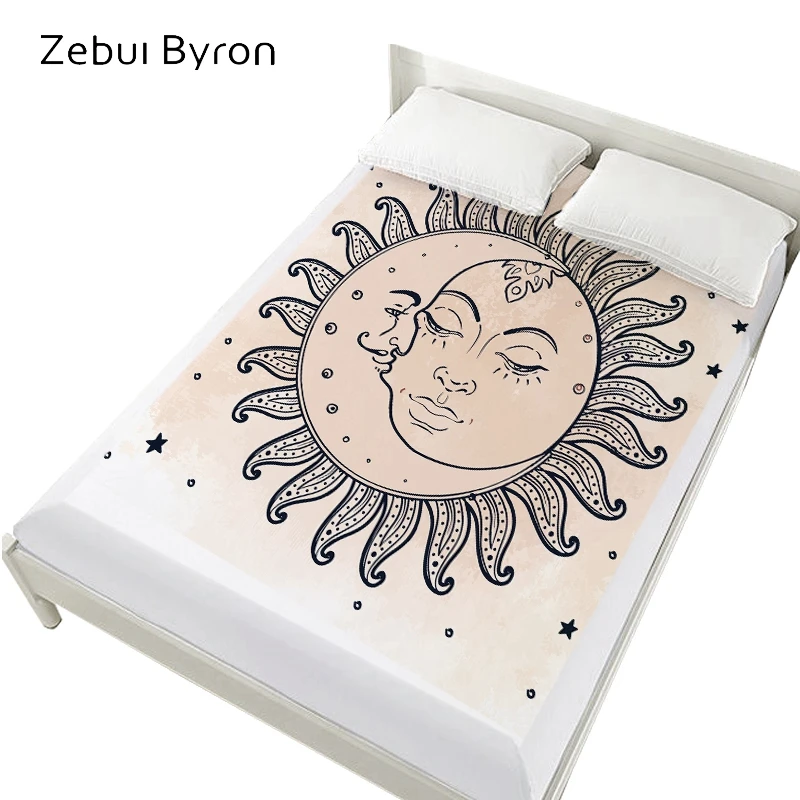3D Fitted Sheet 160x200/150x200,Bed Sheets On Elastic Band Bed,Mattress Cover.Bedsheet Bedding,Bed Linen Retro sun
3D Fitted Sheet 160x200/150x200,Bed Sheets On Elastic Band Bed,Mattress Cover.Bedsheet Bedding,Bed Linen Retro sun