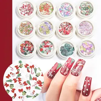6Box Nail Decoration DIY Craft Nail Jewelry Flowers Xmas Series Mix Simulation Wood Pulp Slices Nail Art Craft Decors Patch
6Box Nail Decoration DIY Craft Nail Jewelry Flowers Xmas Series Mix Simulation Wood Pulp Slices Nail Art Craft Decors Patch