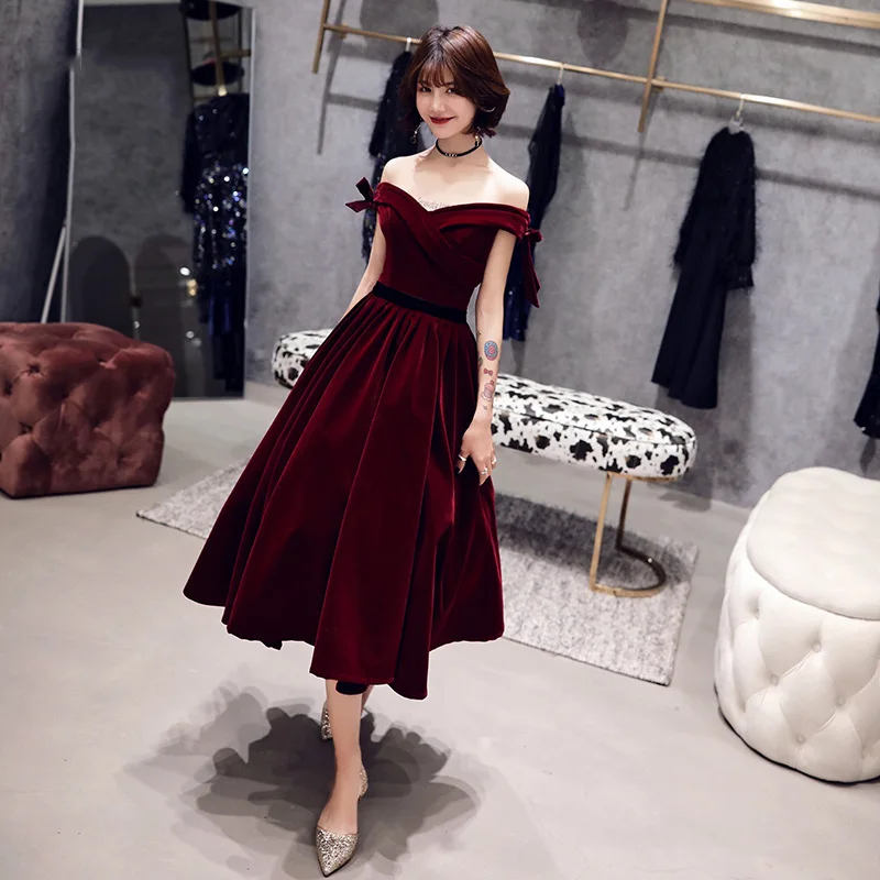 2020 Vestido Cocktail Gengli Toast The Bride Small A Word Shoulder Recalls Under Wedding Clothes Fall Of 2020 New Party Dress
2020 Vestido Cocktail Gengli Toast The Bride Small A Word Shoulder Recalls Under Wedding Clothes Fall Of 2020 New Party Dress