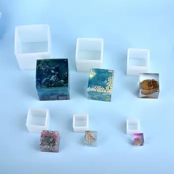 6Pcs/Set Crystal Epoxy Resin Mold Square Jewelry Casting Silicone Mould DIY Crafts Pendant Making Tools Home DIY Accessory
6Pcs/Set Crystal Epoxy Resin Mold Square Jewelry Casting Silicone Mould DIY Crafts Pendant Making Tools Home DIY Accessory