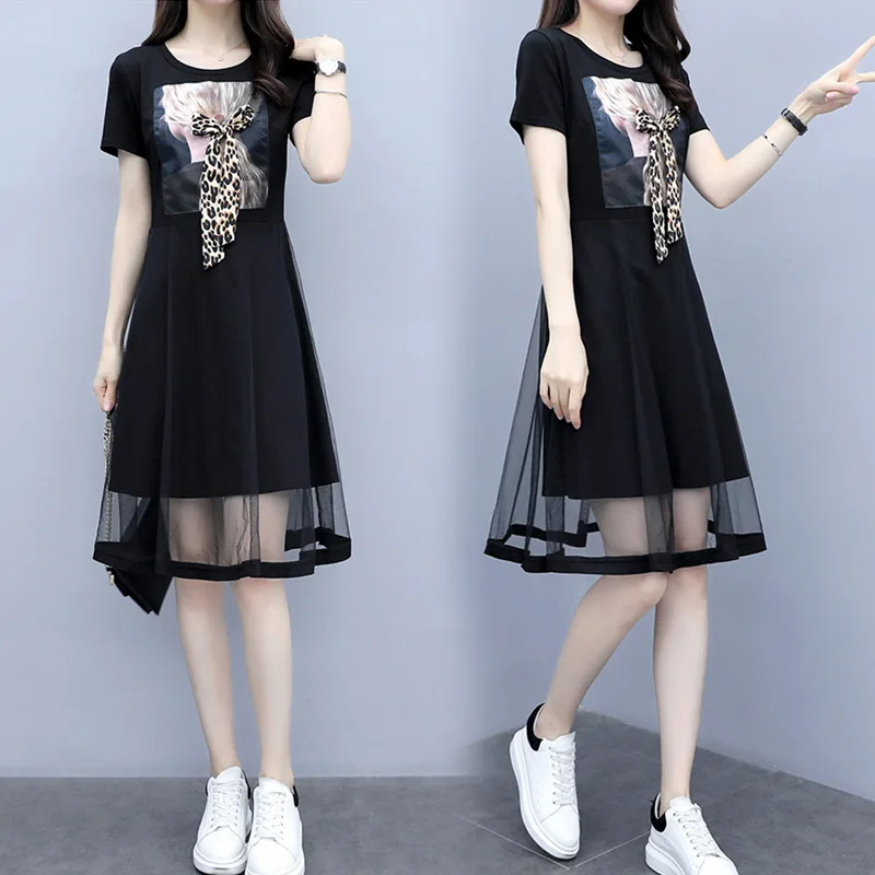 Large Size Dress WOMEN'S Dress 2020 New Style Summer Chubby WOMEN'S Dress Western Style by Age Large GIRL'S Mesh Skirt Zi Xia
Large Size Dress WOMEN'S Dress 2020 New Style Summer Chubby WOMEN'S Dress Western Style by Age Large GIRL'S Mesh Skirt Zi Xia