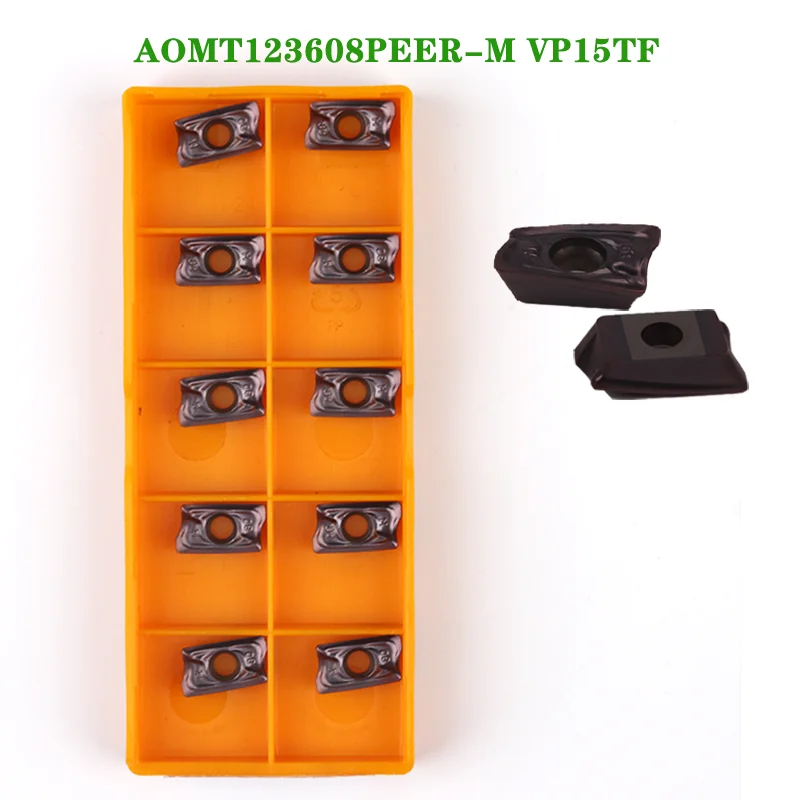 10PCS AOMT123608PEER M VP15TF Carbide Insert CNC Lathe Milling Tool AOMT123608 Blade Machine Mill Cutter Turning Tool for P.M.K.
10PCS AOMT123608PEER M VP15TF Carbide Insert CNC Lathe Milling Tool AOMT123608 Blade Machine Mill Cutter Turning Tool for P.M.K.