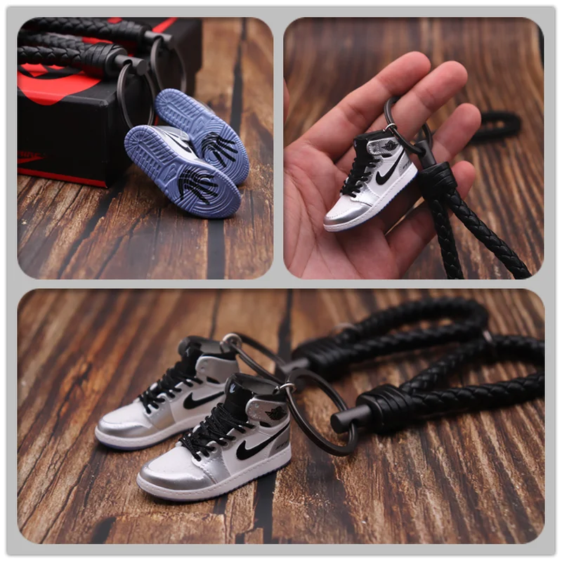 Handmade 3D AJ Key Chain Air Mini Jordan Sneakers Model Key chain Cute Basketball Shoes Key Ring Best Gift New Fashion Jewelry
Handmade 3D AJ Key Chain Air Mini Jordan Sneakers Model Key chain Cute Basketball Shoes Key Ring Best Gift New Fashion Jewelry
