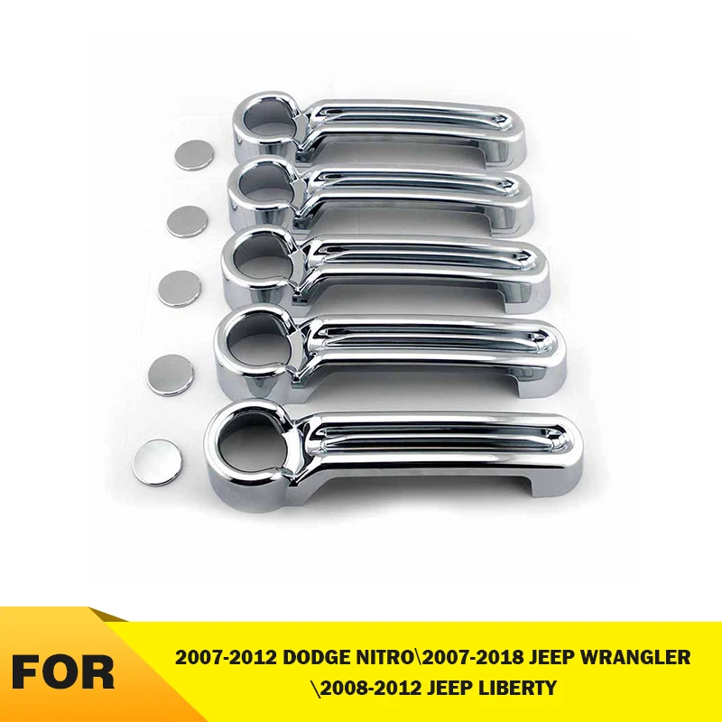 1/4/5pcs Car Door Handle For 2007-2012 Dodge Nitro Chrome Handle For Jeep Liberty Tailgate Decoration Car Accessories
1/4/5pcs Car Door Handle For 2007-2012 Dodge Nitro Chrome Handle For Jeep Liberty Tailgate Decoration Car Accessories