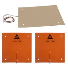 310 X 350mm 750w Silicone Heating Pad Printer Heated Bed Platform Silicone Parts For Creality High Efficiency Heating Pads
310 X 350mm 750w Silicone Heating Pad Printer Heated Bed Platform Silicone Parts For Creality High Efficiency Heating Pads