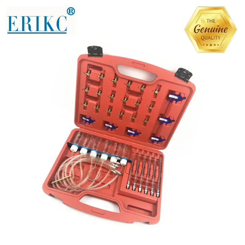 Diesel Injector Flow Meter Test Kit, CR Adaptor Fuel Tester Set, Diesel Diagnostic Injector Tester Fuel Return Flow Metering
Diesel Injector Flow Meter Test Kit, CR Adaptor Fuel Tester Set, Diesel Diagnostic Injector Tester Fuel Return Flow Metering