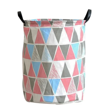 5PCS / LOT Cartoon Geometric Portable Waterproof Dirty Clothes Laundry Basket Leather Handle Laundry Bucket
5PCS / LOT Cartoon Geometric Portable Waterproof Dirty Clothes Laundry Basket Leather Handle Laundry Bucket