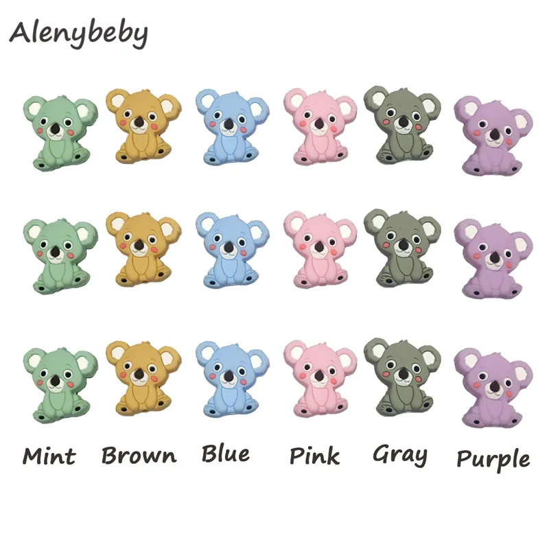 Силиконовые бусины коала, Прорезыватель для зубов, Детские бусины для прорезывания зубов, бусины из пищевого материала, подарки для кормления, силиконовое Ожерелье «сделай сам», детский подарок
Силиконовые бусины коала, Прорезыватель для зубов, Детские бусины для прорезывания зубов, бусины из пищевого материала, подарки для кормления, силиконовое Ожерелье «сделай сам», детский подарок