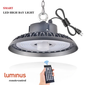 100W 240W UFO LED High Bay Lights 110V 220V Waterproof Commercial Lighting Industrial Warehouse Led High Bay Lamp With Control 
100W 240W UFO LED High Bay Lights 110V 220V Waterproof Commercial Lighting Industrial Warehouse Led High Bay Lamp With Control