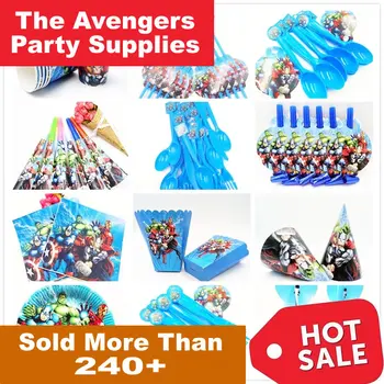 People kids birthday party The Avengers decoration sets paper garland plates cups napkins candles popcorn baby shower supplies
People kids birthday party The Avengers decoration sets paper garland plates cups napkins candles popcorn baby shower supplies