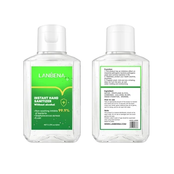 LANBENA 60ml Silver Ion Hand Sanitizer Antibacterial Gel Travel Portable Free Washing No Alcohol Anti-Bacteria Moisturizing Gel
LANBENA 60ml Silver Ion Hand Sanitizer Antibacterial Gel Travel Portable Free Washing No Alcohol Anti-Bacteria Moisturizing Gel