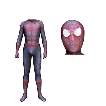 Ultimate Spider-Man Cosplay Spiderman Miles Morales Costume Jumpsuit Halloween Superhero Zentai Bodysuit Carnival Outfit Suit 
Ultimate Spider-Man Cosplay Spiderman Miles Morales Costume Jumpsuit Halloween Superhero Zentai Bodysuit Carnival Outfit Suit