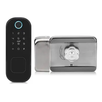 RFID 13.56MHz Fingerprint Password Card Bluetooth APP Electric Lock Anti-Theft Access Control Smart Door Lock No Wiring Hot Sale
RFID 13.56MHz Fingerprint Password Card Bluetooth APP Electric Lock Anti-Theft Access Control Smart Door Lock No Wiring Hot Sale