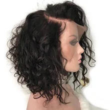 Short Water Wave Bob Wig Silk Base Full Lace Human Hair Wigs Preplucked For Women Remy Brazilian Silk Top Full Lace Wig 
Short Water Wave Bob Wig Silk Base Full Lace Human Hair Wigs Preplucked For Women Remy Brazilian Silk Top Full Lace Wig