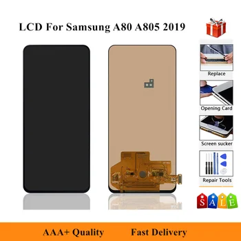 6.7'' LCD For Samsung Galaxy A80 A805 A805F/DS LCD Display Touch Screen Digitizer Assembly Replacement For Samsung A80 A805
6.7'' LCD For Samsung Galaxy A80 A805 A805F/DS LCD Display Touch Screen Digitizer Assembly Replacement For Samsung A80 A805