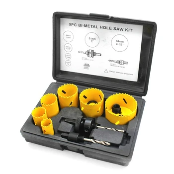 9Pcs Blades Kit Bit Holesaw Set Adjustable Hole Circular Saw Blade Cutter Metal Cutting Core Drill Cutters For Wood Multitools
9Pcs Blades Kit Bit Holesaw Set Adjustable Hole Circular Saw Blade Cutter Metal Cutting Core Drill Cutters For Wood Multitools