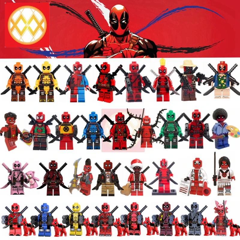 Blocks Deadpool Cowboy Deadpool Christmas Santa Claus Deadpool Doctor Painter Deadpool Building Blocks Toys For Children Friend
Blocks Deadpool Cowboy Deadpool Christmas Santa Claus Deadpool Doctor Painter Deadpool Building Blocks Toys For Children Friend