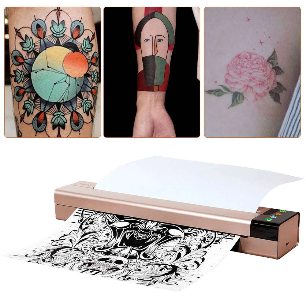 Portable Tattoo Transfer Stencil Machine Thermal Copier Printer Compatible with Phone Device &Computer for Tattoo Transfer Paper
Portable Tattoo Transfer Stencil Machine Thermal Copier Printer Compatible with Phone Device &Computer for Tattoo Transfer Paper