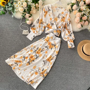 Fitaylor 2020 Beach Two Piece Set Women Long Puff Sleeve V-neck Crop Top + Long Skirt Autumn Ladies Solid Suit Set
Fitaylor 2020 Beach Two Piece Set Women Long Puff Sleeve V-neck Crop Top + Long Skirt Autumn Ladies Solid Suit Set