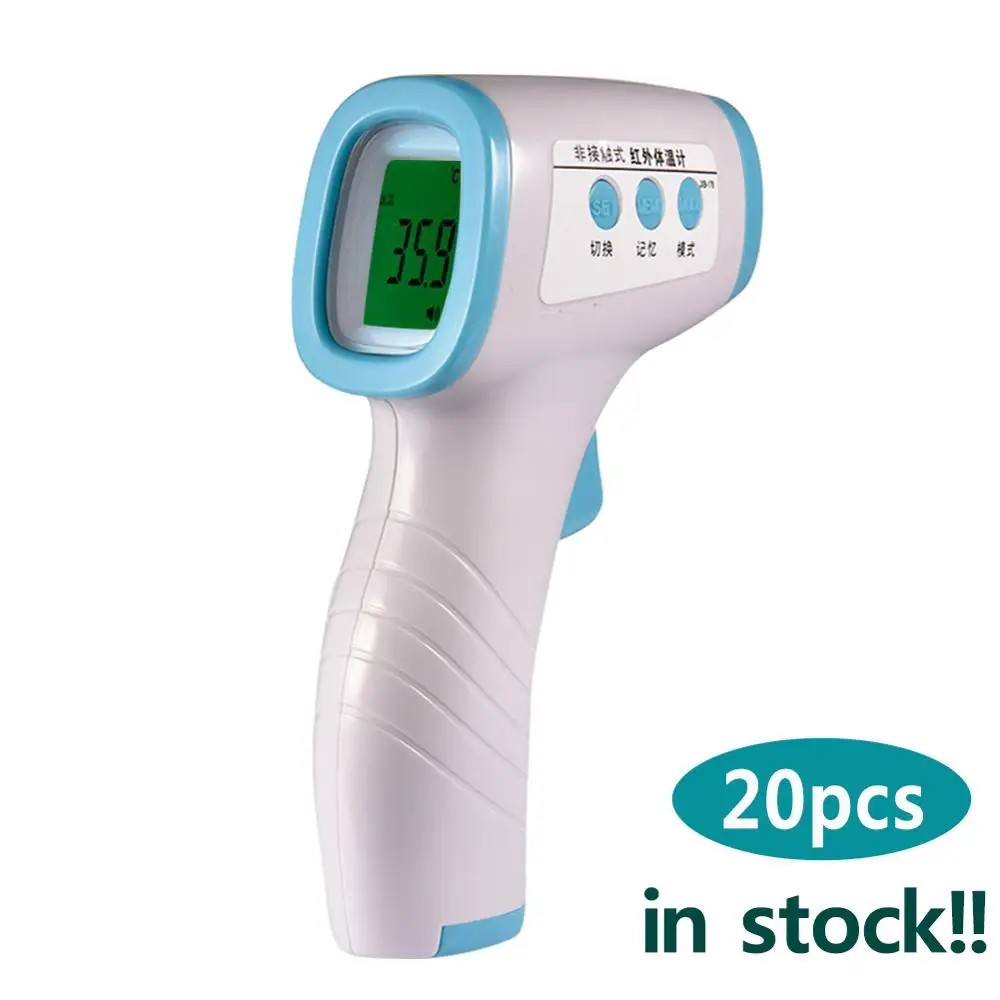20pcs Forehead Thermometer Non-contact Infrared Digital Thermometer Body Temperature Fever Digital Measure Tool for Baby Adult
20pcs Forehead Thermometer Non-contact Infrared Digital Thermometer Body Temperature Fever Digital Measure Tool for Baby Adult