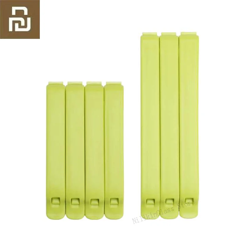 Xiaomi 7pic/lot Quange Sealing Clip Portable New Kitchen Storage Food Snack Seal Sealing Health and Safety PP Sealing Clip
Xiaomi 7pic/lot Quange Sealing Clip Portable New Kitchen Storage Food Snack Seal Sealing Health and Safety PP Sealing Clip