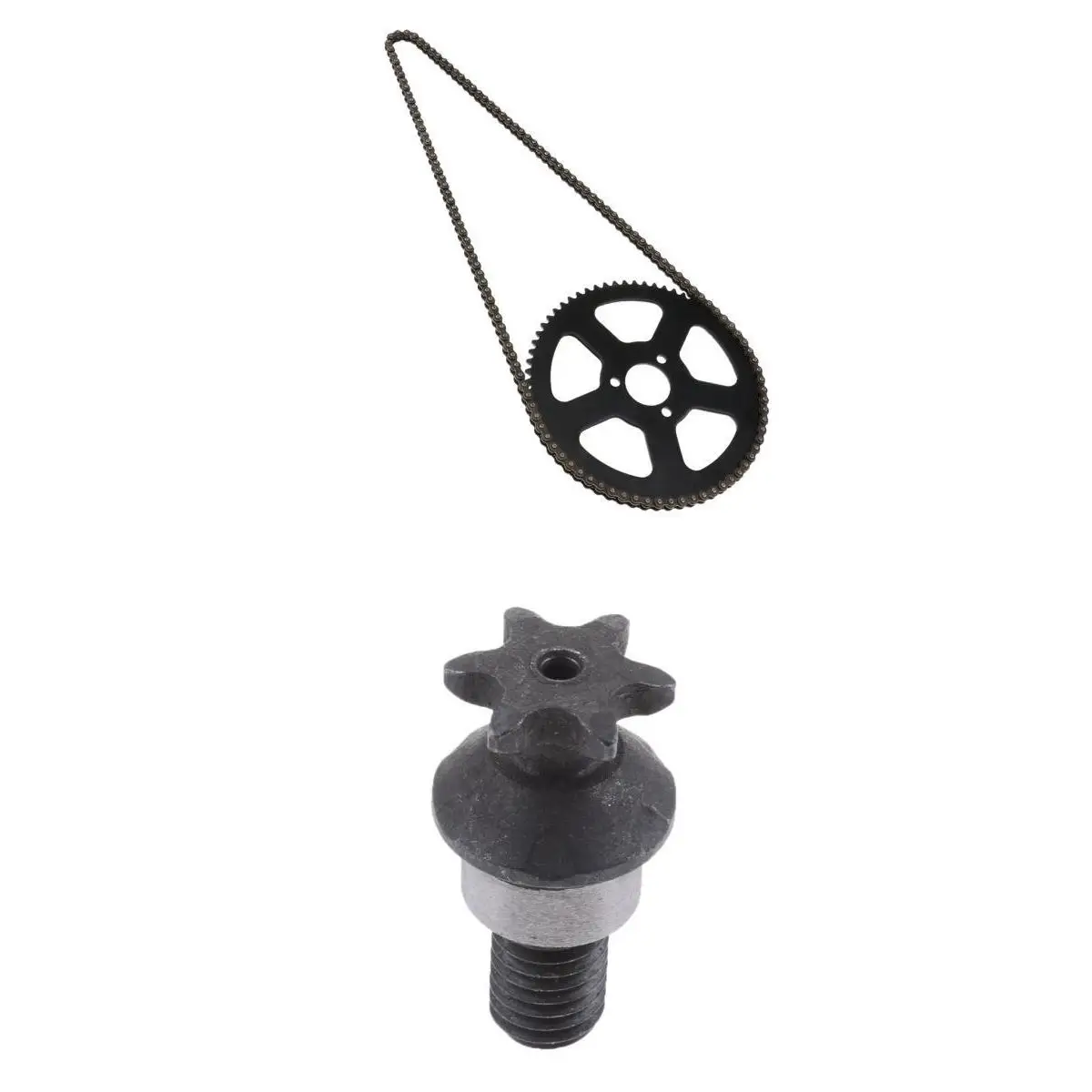 68 Links Chain 25H 68 Teeth Rear Sprocket + T8F 6T Front Sprocket Pinion for 2 Stroke 49cc Mini Pocket Bike Motor
68 Links Chain 25H 68 Teeth Rear Sprocket + T8F 6T Front Sprocket Pinion for 2 Stroke 49cc Mini Pocket Bike Motor