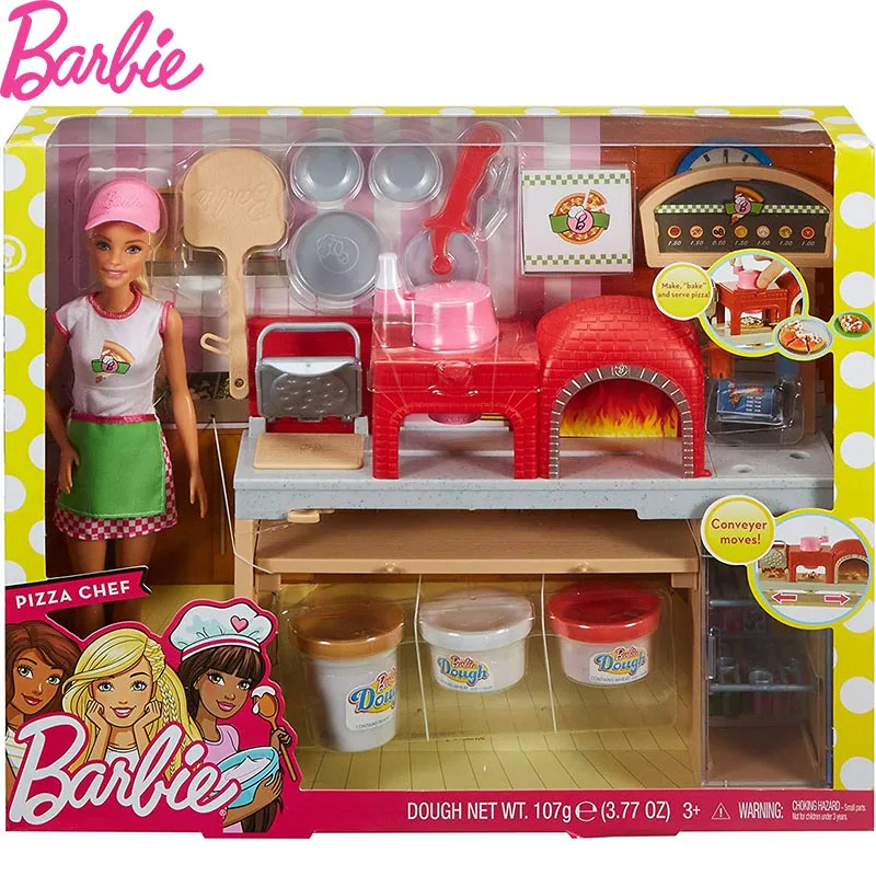Barbie Pizza Chef Doll and Playset Fhr09 Girls Toys Gifts Play House Toys Pizza Academy Christmas Gifts for Children
Barbie Pizza Chef Doll and Playset Fhr09 Girls Toys Gifts Play House Toys Pizza Academy Christmas Gifts for Children