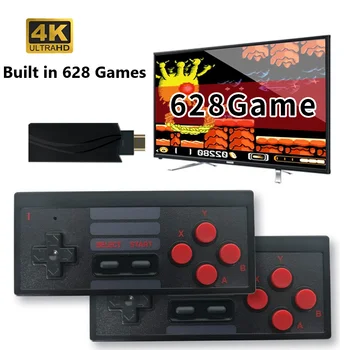 USB Wireless Handheld TV Video Game Console Build In 628 Classic Game 8 Bit Mini Video Console Dual Gamepad Support HDMI Output
USB Wireless Handheld TV Video Game Console Build In 628 Classic Game 8 Bit Mini Video Console Dual Gamepad Support HDMI Output
