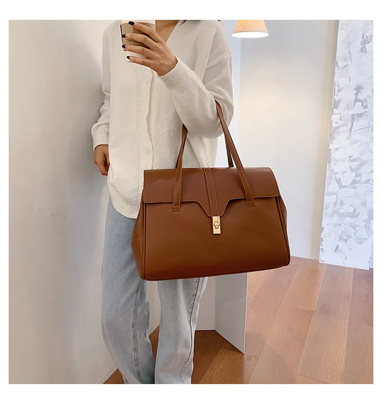 Waliicorners casual women shoulder bags vintage big handbags designer luxury female bag lady large capacity totes simply flap purses 8 Hd6c7f572b1c3466cbe9edff49ef7a8fey