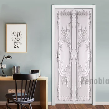 European Embossed Pattern 3D Door Sticker PVC Self-adhesive Living Room Door Mural Wall Sticker Poster Photo Papel De Parede 3D
European Embossed Pattern 3D Door Sticker PVC Self-adhesive Living Room Door Mural Wall Sticker Poster Photo Papel De Parede 3D