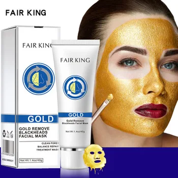 

FAIR KING Gold Mask Facial Care Treatment Purifying Deep Cleansing Blackhead Remover Anti-Aging Tear Off Mask Skin Care TSLM2