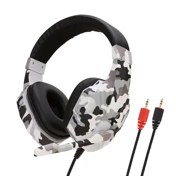 Led Light Supper Bass Gaming Headphones Game Earphones Camouflage Headset with Mic for Laptop PC Mobile Phone PS4 Xbox
Led Light Supper Bass Gaming Headphones Game Earphones Camouflage Headset with Mic for Laptop PC Mobile Phone PS4 Xbox