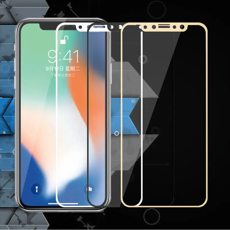 For iPhone X Full Screen Protector 9H 2.5D Tempered Glass Film For iPhone X 5.8" Film
For iPhone X Full Screen Protector 9H 2.5D Tempered Glass Film For iPhone X 5.8" Film