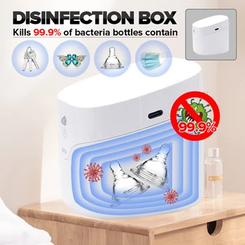 2020 Portable UV Sterilizer 59s Fast Ultraviolet Light Disinfection Cabinet for mini Nail Tools Toothbrush Nipple Earring Watch
2020 Portable UV Sterilizer 59s Fast Ultraviolet Light Disinfection Cabinet for mini Nail Tools Toothbrush Nipple Earring Watch