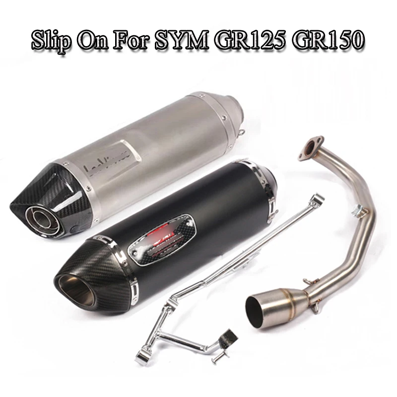 For SYM GR125 GR150 125CC 150CC Motorcycle Exhaust System Front Link Pipe With Exhaust Muffler Pipe Whole Set Pipe Slip On
For SYM GR125 GR150 125CC 150CC Motorcycle Exhaust System Front Link Pipe With Exhaust Muffler Pipe Whole Set Pipe Slip On