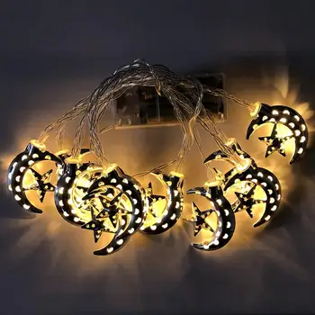 1pc LED Iron Art Star And Moon Lamp String Muslim Eid Themed Design String Light For Party Without Battery (1.65M 10 LEDs)
1pc LED Iron Art Star And Moon Lamp String Muslim Eid Themed Design String Light For Party Without Battery (1.65M 10 LEDs)