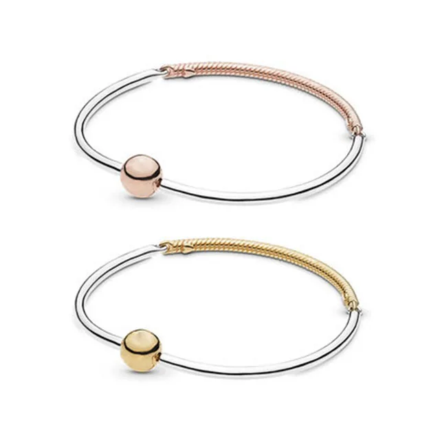 2019 New 925 Sterling Silver Creative Fashion Three-section Chain Round Head Bangle Fit for Women Charm Bangle DIY Jewelry
2019 New 925 Sterling Silver Creative Fashion Three-section Chain Round Head Bangle Fit for Women Charm Bangle DIY Jewelry