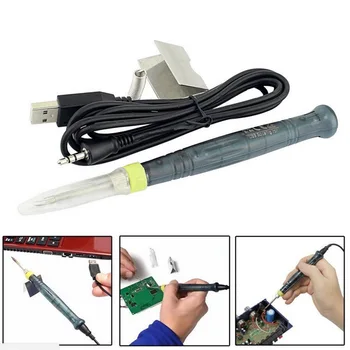 Mini Portable USB 5V 8W Electric Powered Soldering Iron Pen/Tip Touch Switch Adjustable Electric Soldering Iron Tools
Mini Portable USB 5V 8W Electric Powered Soldering Iron Pen/Tip Touch Switch Adjustable Electric Soldering Iron Tools