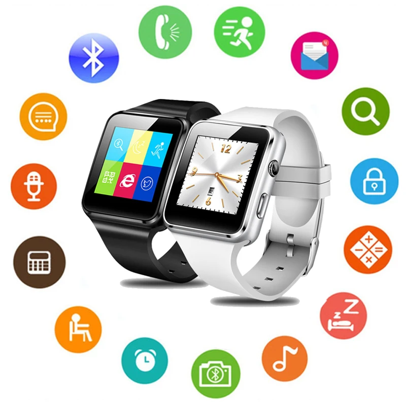 New X6 LCD HD Curved Smart Watch Smart Card Internet Bluetooth Camera Phone Watch Information Push Track Tracking Smart Watches
New X6 LCD HD Curved Smart Watch Smart Card Internet Bluetooth Camera Phone Watch Information Push Track Tracking Smart Watches