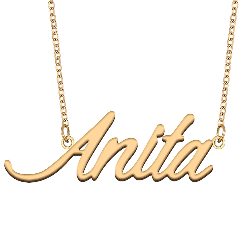 

Necklace with Name Anita for His Her Family Member Best Friend Birthday Gifts on Christmas Mother Day Valentine's Day