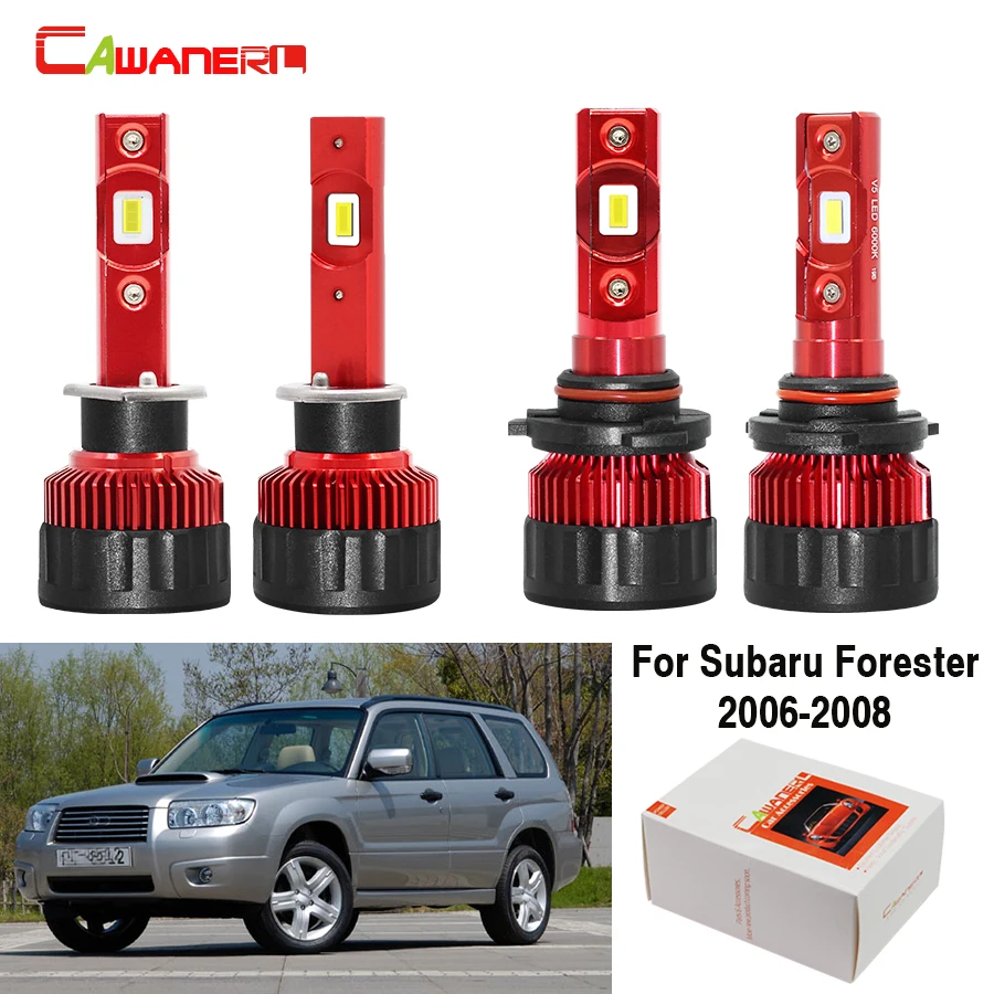 Cawanerl 4 X Car LED Headlamp Light 9000LM White 6000K 12V Auto Headlight High Low Beam For Subaru Forester 2006 2007 2008
Cawanerl 4 X Car LED Headlamp Light 9000LM White 6000K 12V Auto Headlight High Low Beam For Subaru Forester 2006 2007 2008