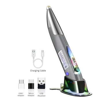 Rechargeable Right Hand and Left Hand 1200 DPI 2.4G USB Wireless Mouse with Micro USB Type C Adapter Touch Pen Function
Rechargeable Right Hand and Left Hand 1200 DPI 2.4G USB Wireless Mouse with Micro USB Type C Adapter Touch Pen Function
