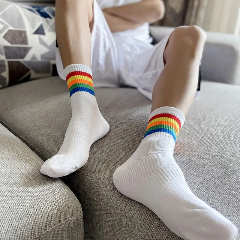 Фото Носки мужские Смешные в стиле Харадзюку классные смешные носки средней | Мужские носки (1005001463610050)