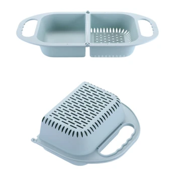 2 Pcs Creative Foldable Fruit Bowls Wash Fruit Draining Baskets Kitchen Sink Vegetables PP Washing Baskets Multifunctional Kitch 
2 Pcs Creative Foldable Fruit Bowls Wash Fruit Draining Baskets Kitchen Sink Vegetables PP Washing Baskets Multifunctional Kitch