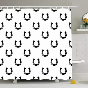 Shower Curtain Set with Hooks 66x72 Horseshoe Geometric Pattern Texture Repeating Any Signs Symbols Closeup Steel Seamless Ui
Shower Curtain Set with Hooks 66x72 Horseshoe Geometric Pattern Texture Repeating Any Signs Symbols Closeup Steel Seamless Ui