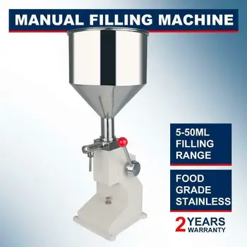 A03 NEW Manual Filling Machine (5~50ml) for Cream Shampoo Filler Cosmetic Paste Sausage Gel Filling Machine 
A03 NEW Manual Filling Machine (5~50ml) for Cream Shampoo Filler Cosmetic Paste Sausage Gel Filling Machine