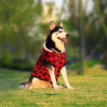 Winter Dog Clothes Jackets Grid Warm Soft Super Thick Clothing for Large Dog S-5XL Outfit Fall Hoodie Coats For Dogs Pet Apparel
Winter Dog Clothes Jackets Grid Warm Soft Super Thick Clothing for Large Dog S-5XL Outfit Fall Hoodie Coats For Dogs Pet Apparel
