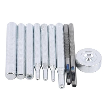 10pcs / Set Metal Leather Craft Buckle Rivet Fastener Button Installation Tool Diy Leather Craft Manual Punching Tool Set
10pcs / Set Metal Leather Craft Buckle Rivet Fastener Button Installation Tool Diy Leather Craft Manual Punching Tool Set