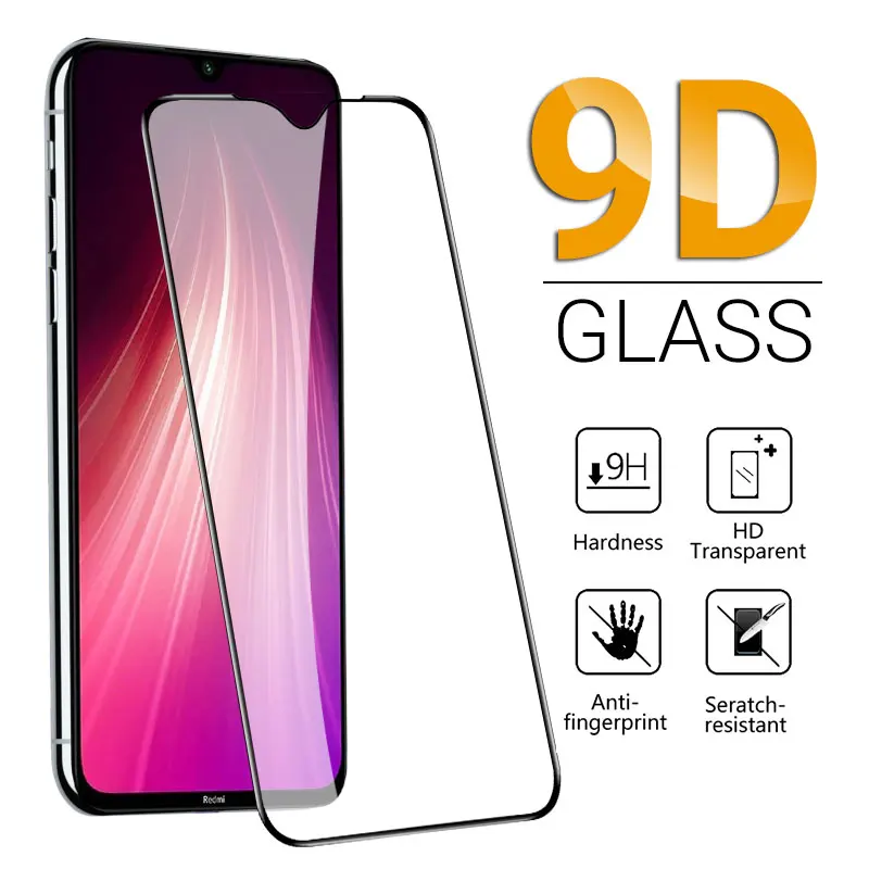3D закаленное стекло для Xiaomi Redmi 8A Note 8 7 Pro Mi 9T PocoPhone F2 Защитное экрана на 9 Lite A3 9X Mix Film
