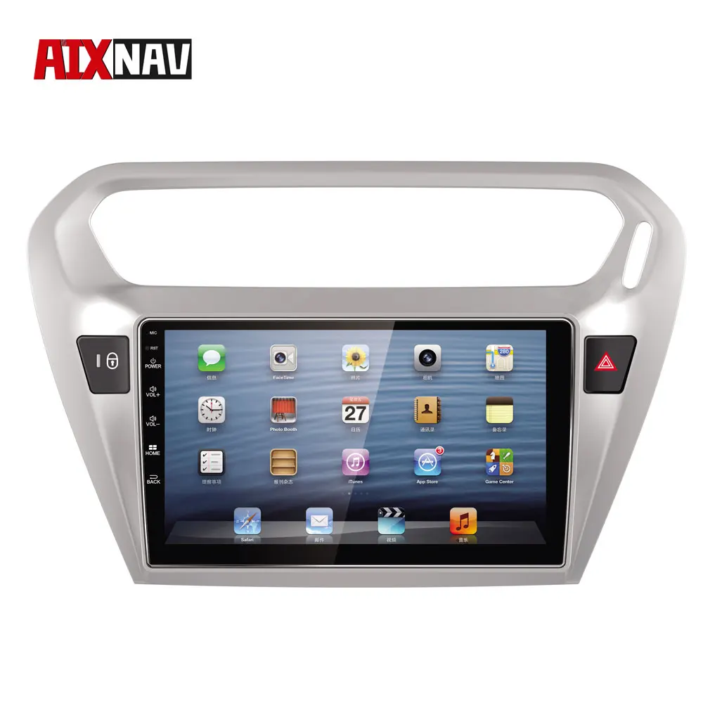 Автомобильный мультимедийный плеер gps Android для Citroen Elysee DSP Авторадио 1 Din Blutooth Mirror
